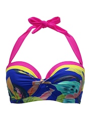Pour Moi Blue In The Mix Strapless Lightly Padded Underwired Top - Image 4 of 5