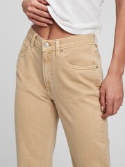 Gap Beige Mid Rise '90s Loose Fit Jeans - Image 3 of 3