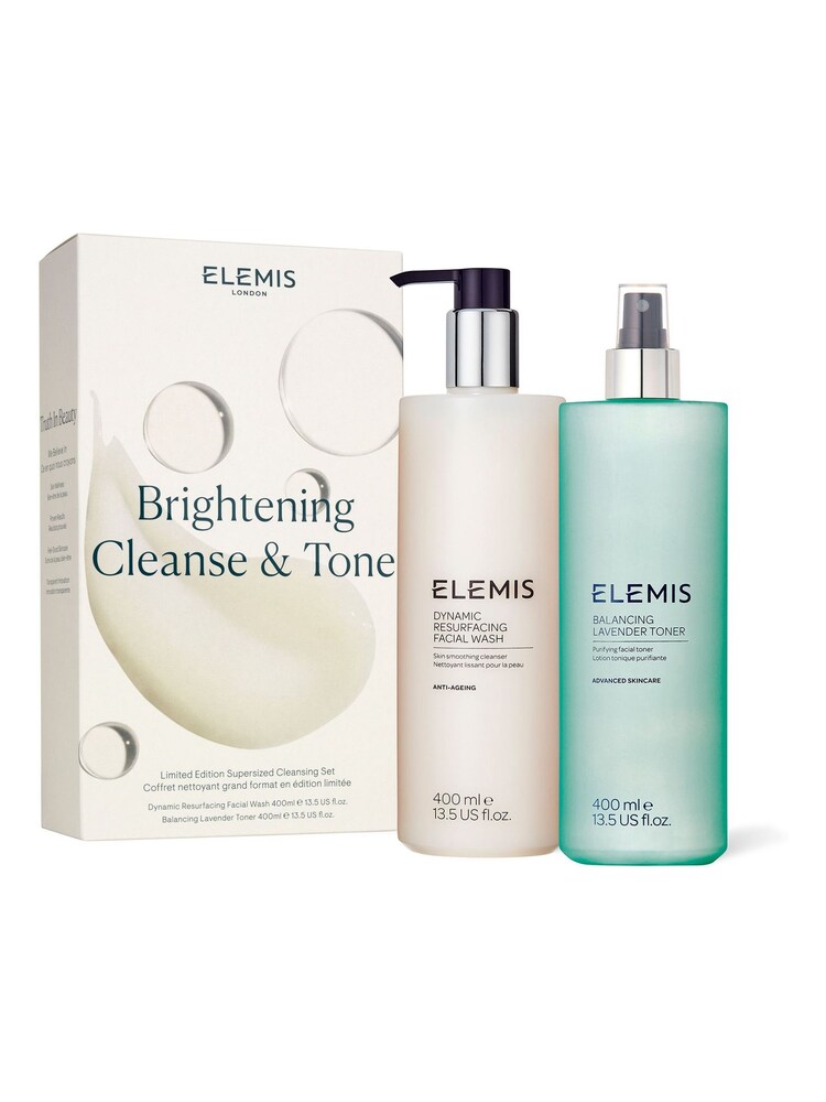 ELEMIS Brightening Cleanse & Tone Supersized Duo (worth £118) - Image 1 of 4
