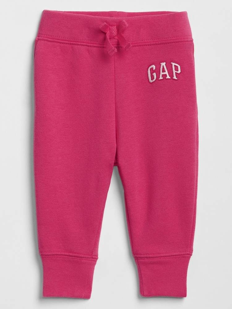 Gap Pink Logo Fleece-Lined Joggers (Newborn - 5yrs) - Image 1 of 1