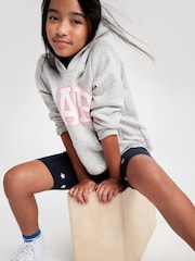 Gap Grey/Pink Logo Hoodie (4-13yrs) - Image 2 of 2