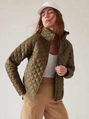 Athleta Green Whisper Featherless Jacket - Image 3 of 5