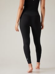 Athleta Black Elation Rib Mix Leggings - Image 3 of 5