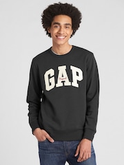 Gap Black Original Logo Crew Neck Jumper - Image 1 of 5