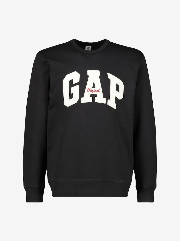 Gap Black Original Logo Crew Neck Jumper - Image 5 of 5