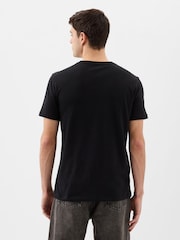 Gap Black Logo Short Sleeve Crew Neck T Shirt - Image 5 of 8