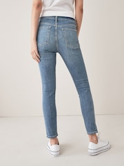 Gap Light Indigo Blue High Waisted Stretch True Skinny Jeans - Image 2 of 6