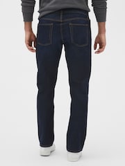 Gap Dark Wash Blue Straight Fit Stretch Jeans - Image 4 of 4