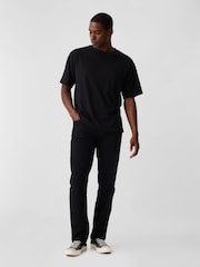 Gap Black Straight Fit Stretch Jeans - Image 1 of 6