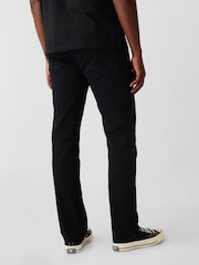 Gap Black Straight Fit Stretch Jeans - Image 3 of 6