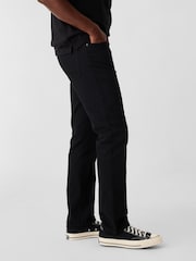 Gap Black Straight Fit Stretch Jeans - Image 4 of 6