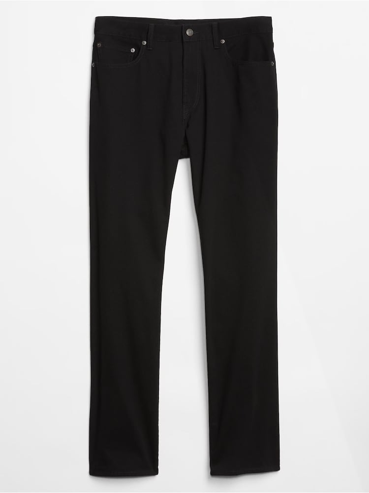 Gap Black Straight Fit Stretch Jeans - Image 5 of 6
