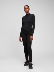 Gap Black Mid Rise True Skinny Jeans - Image 1 of 1