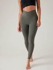 Athleta Grey Salutation Stash Wrap Leggings - Image 3 of 6