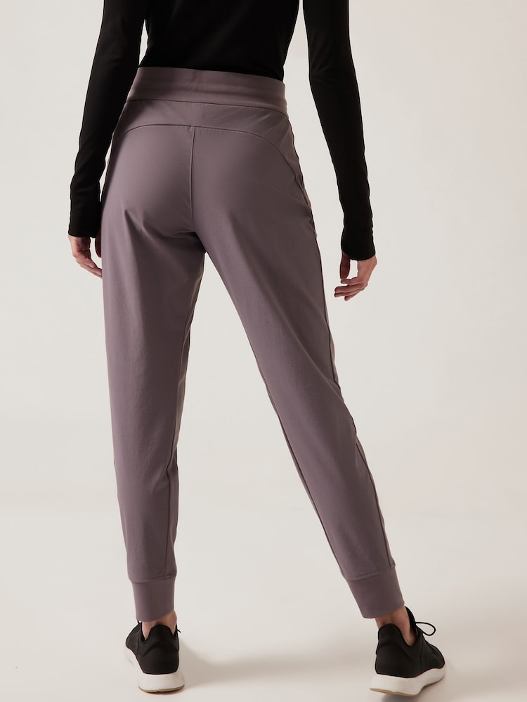 Athleta Purple Headlands Hybrid Trek Joggers - Image 2 of 3