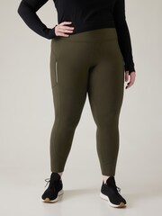 Athleta Green Rainier Leggings - Image 1 of 2