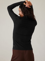 Athleta Black Ascent Seamless Turtleneck T-Shirt - Image 2 of 5