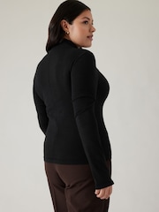Athleta Black Ascent Seamless Turtleneck T-Shirt - Image 5 of 5