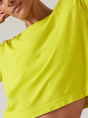 Athleta Yellow Ether Seamless Mesh T-Shirt - Image 6 of 6