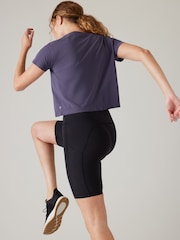 Athleta Purple Ether Seamless Mesh T-Shirt - Image 5 of 6