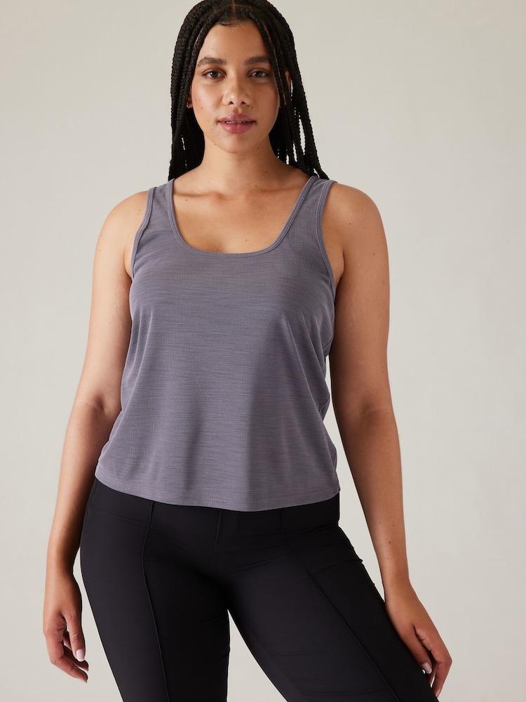Athleta Purple Sandwash Modal Tank - Image 1 of 6