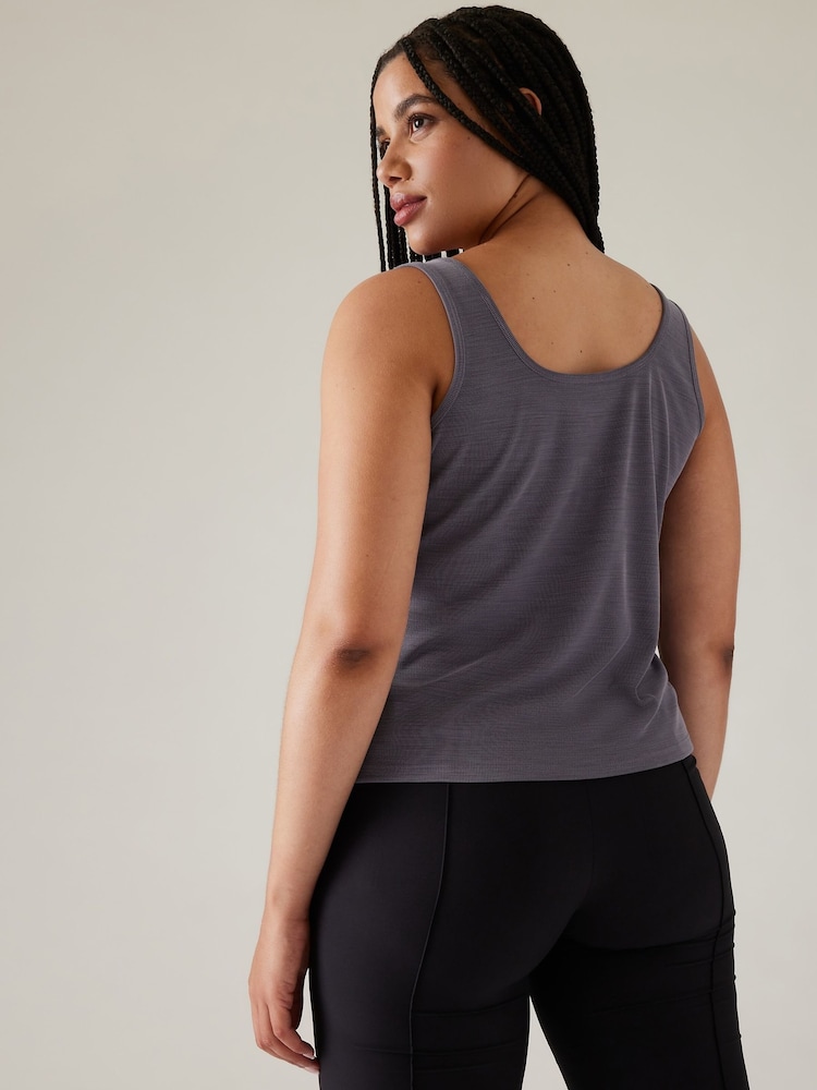 Athleta Purple Sandwash Modal Tank - Image 2 of 6 Athleta Purple Sandwash Modal Tank - Image 2 of 6