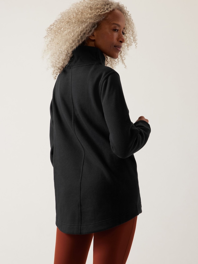 Athleta Black Cosy Karma Twist Neck Jumper - Image 2 of 10 Athleta Black Cosy Karma Twist Neck Jumper - Image 2 of 10