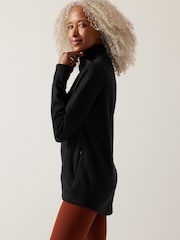 Athleta Black Cosy Karma Twist Neck Jumper - Image 3 of 10