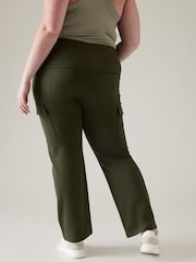 Athleta Green Delancey Straight Cargo Trousers - Image 5 of 5