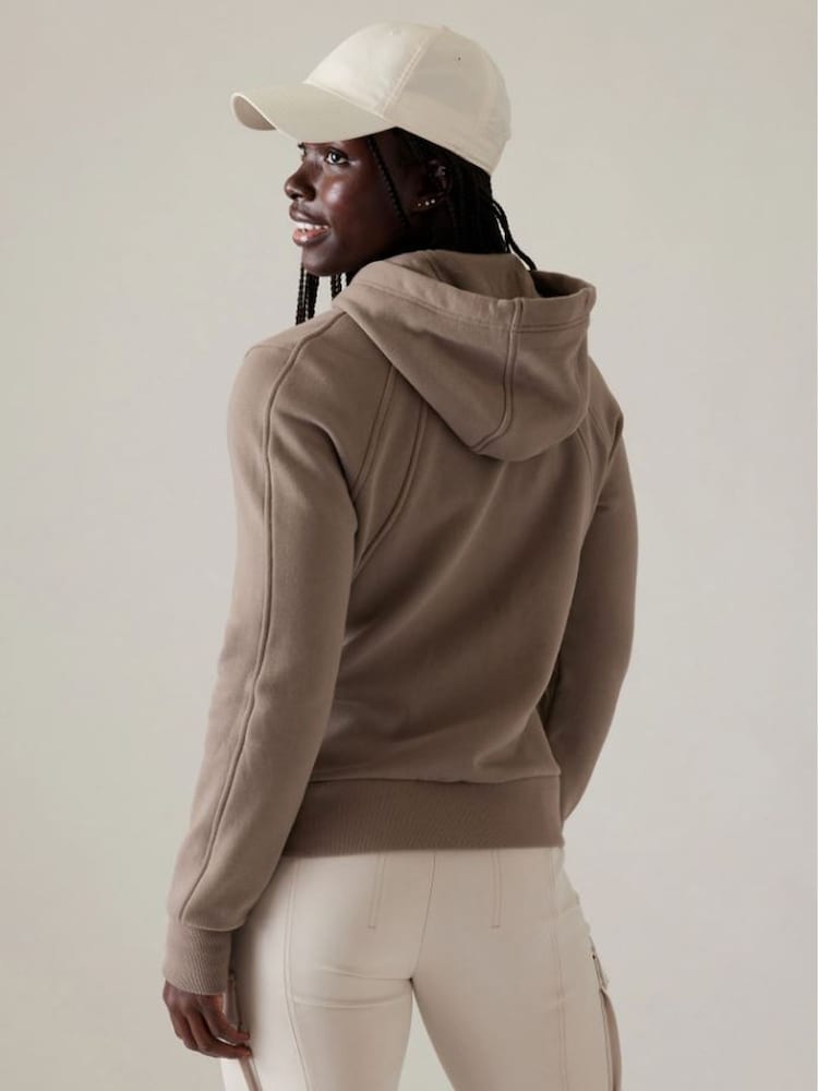 Athleta Grey Retroplush Revive Hoodie - Image 2 of 6 Athleta Grey Retroplush Revive Hoodie - Image 2 of 6