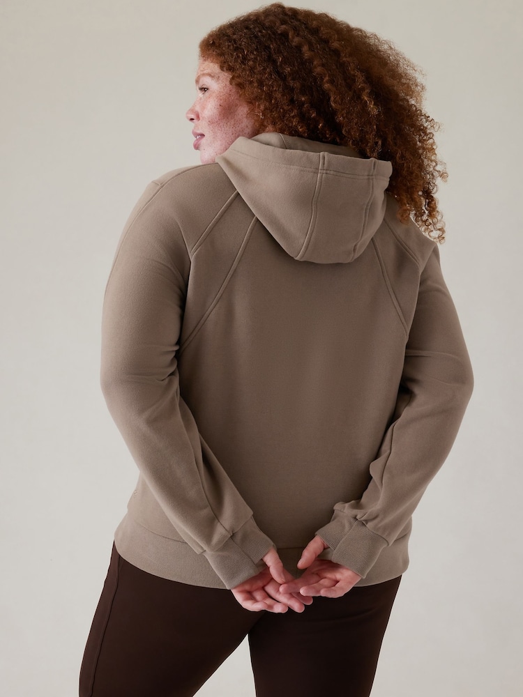 Athleta Grey Retroplush Revive Hoodie - Image 6 of 6 Athleta Grey Retroplush Revive Hoodie - Image 6 of 6