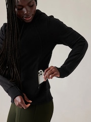 Athleta Black Retroplush Revive Hoodie - Image 4 of 6
