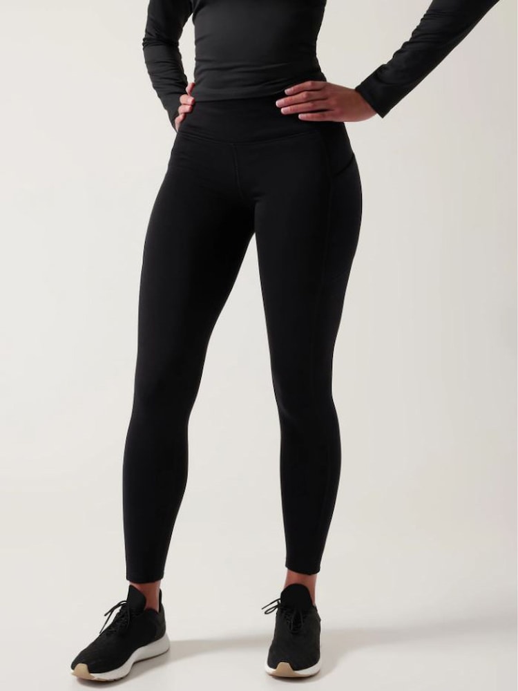 Athleta Black Altitude Stash Polartec Power Stretch Leggings - Image 2 of 5
