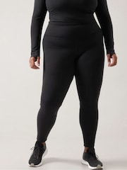 Athleta Black Altitude Stash Polartec Power Stretch Leggings - Image 4 of 5