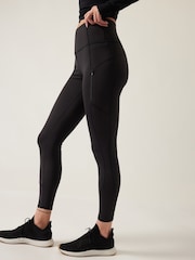 Athleta Black Rainier High Waisted Pocket Leggings - Image 3 of 5