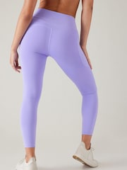 Athleta Purple Ultimate High Rise 7/8 Leggings - Image 2 of 5