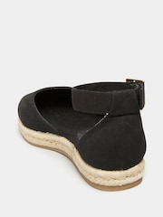 Long Tall Sally Black Espadrille Ankle Strap Sandal - Image 3 of 4