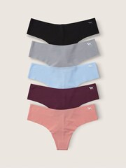 Victoria's Secret PINK Nude Thong Smooth No Show Knickers Multipack - Image 1 of 1