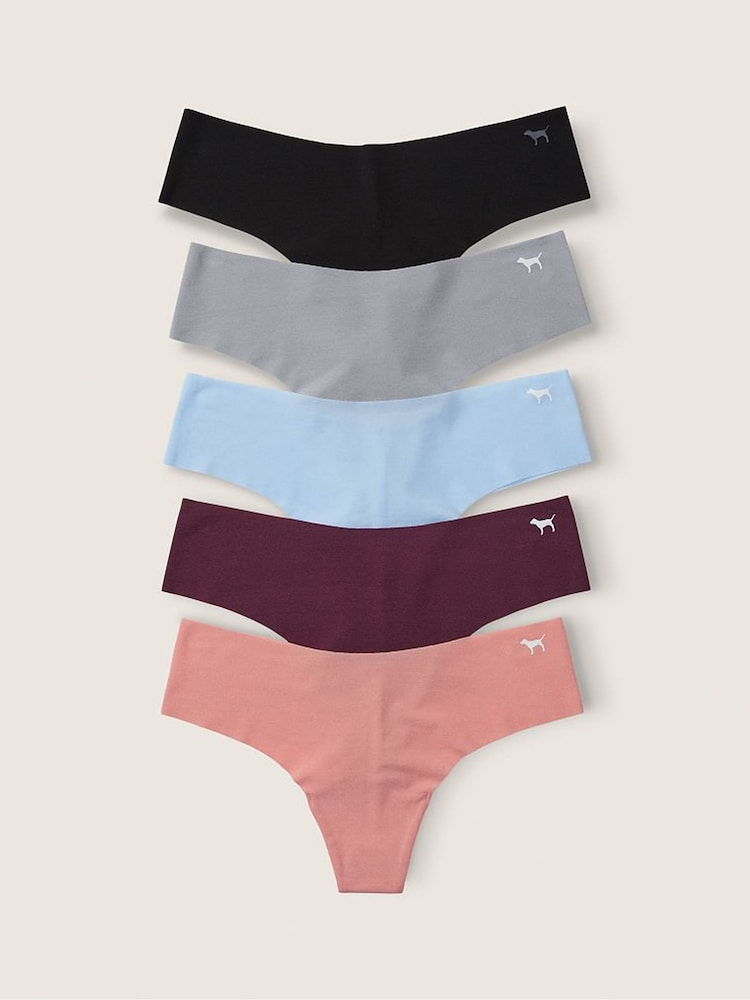 Victoria's Secret PINK Nude Thong Smooth No Show Knickers Multipack - Image 1 of 1 Victoria's Secret PINK Nude Thong Smooth No Show Knickers Multipack - Image 1 of 1