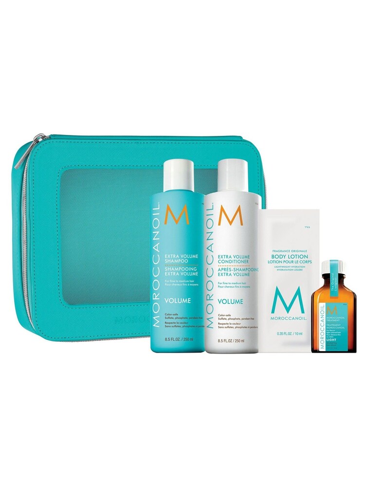 Moroccanoil Volume Shampoo and Conditioner Set with Free All In One Leave In Conditioner (worth over £53) - Image 1 of 2