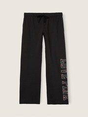 Victoria's Secret PINK Heather Stone Grey Pink Ombre Fleece Heritage Sweatpants - Image 3 of 3
