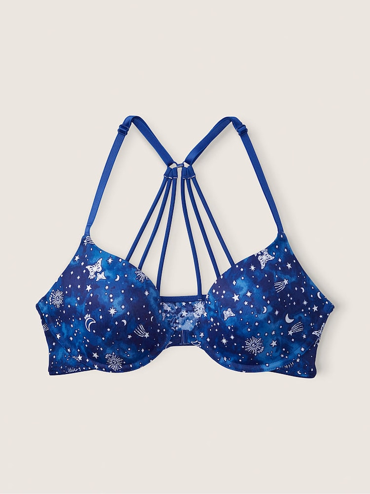 Victoria's Secret PINK Blue Wear Everywhere T-Shirt Lightly Lined Bra - Image 5 of 5