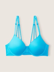 Victoria's Secret PINK Under Water Blue Smooth Front Fastening Push Up T-Shirt Bra - Image 5 of 5