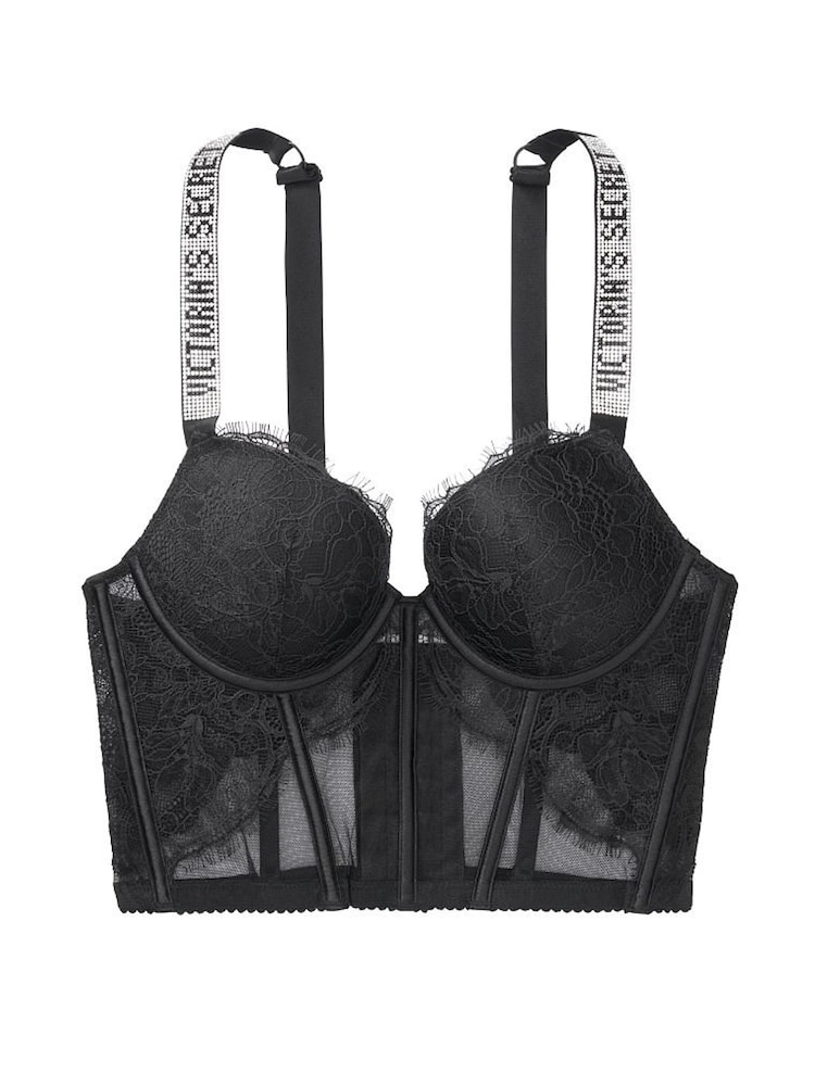 Victoria's Secret korsetbehatop met glanzende bandjes - Image 4 of 4