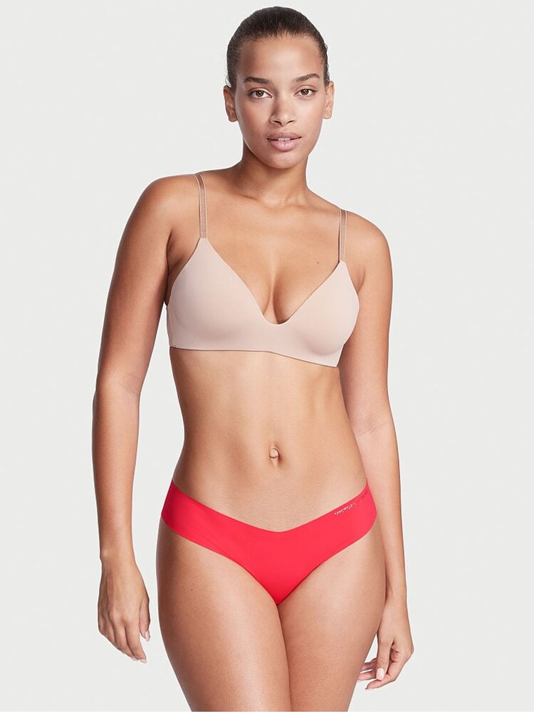 Victoria's Secret Wild Strawberry Pink Thong No-Show Knickers - Image 2 of 3