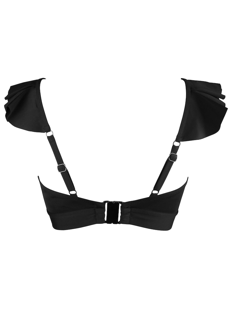 Schwarz - Pour Moi Space Bikinioberteil - Bild 4 von 4