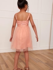 Robe midi Chi Chi London en tulle et dentelle brodée - Fille - Image 2 of 5