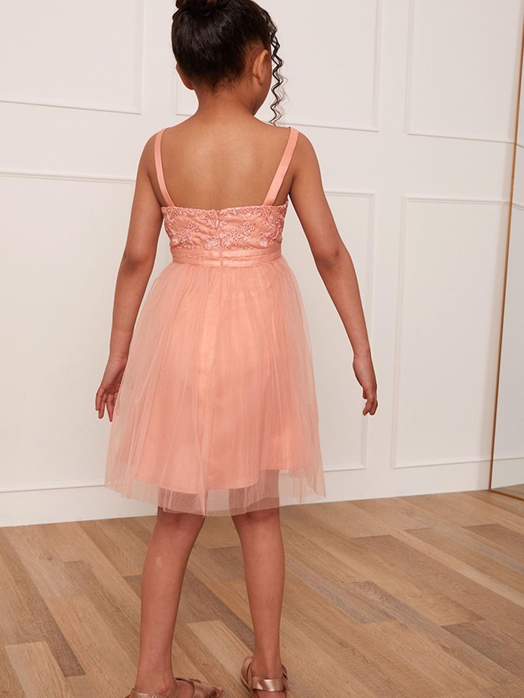 Robe midi Chi Chi London en tulle et dentelle brodée - Fille - Image 2 of 5