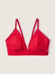 Victoria's Secret PINK Red Pepper Lace Unlined Triangle Bralette - Image 1 of 1