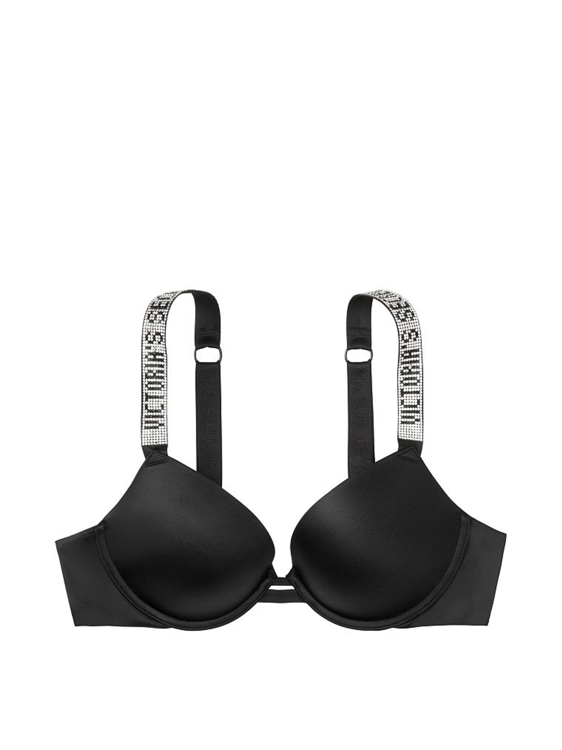 Buy Victoria's Secret Black Smooth Shine Strap Push Up Bra from Next Finland